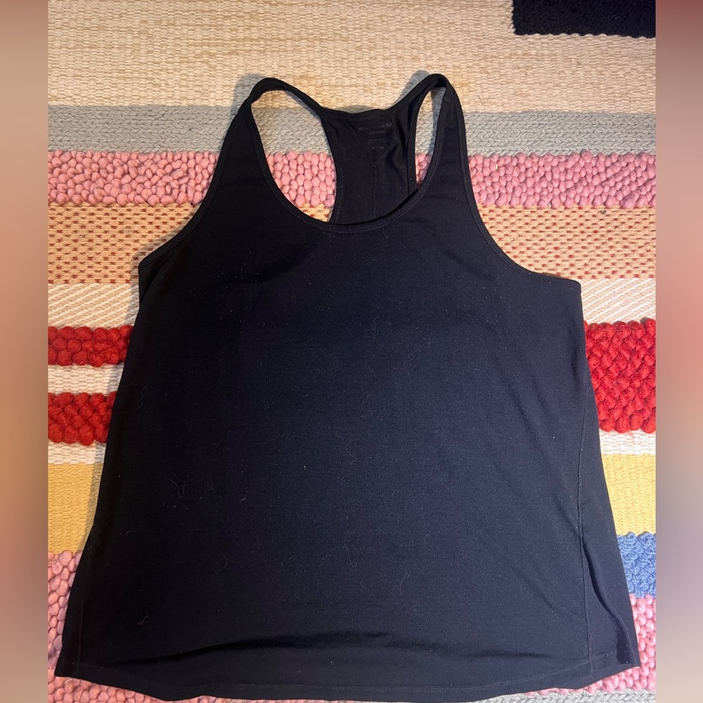 🤩3/$25 Black racer back tank